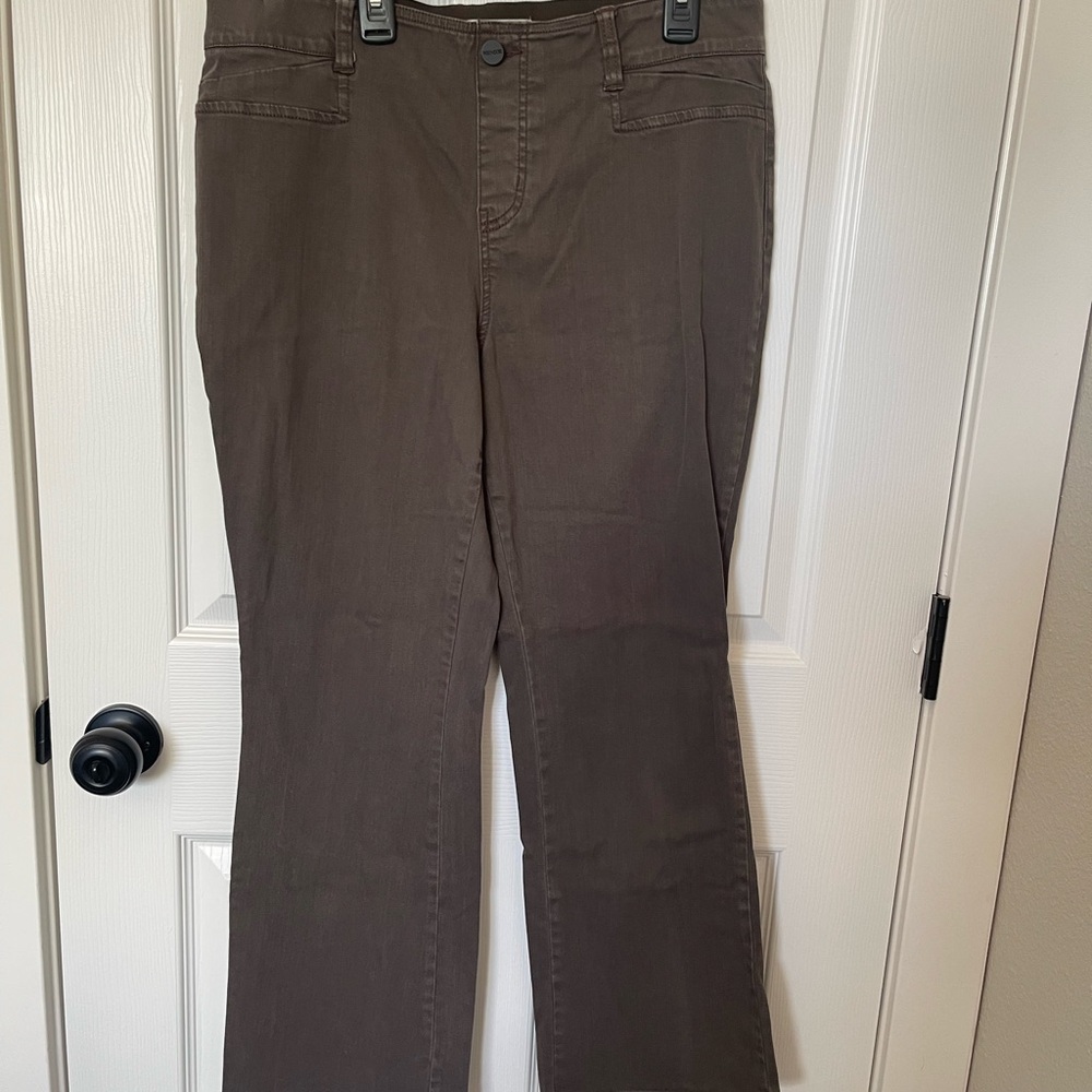 NIC+ZOE Chocolate Wide Leg Jeans